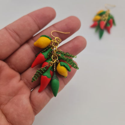 EARRINGS: NAZAR NA LAGE MIRCHI BAALIAN