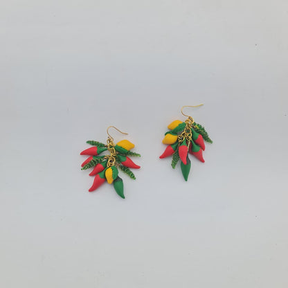 EARRINGS: NAZAR NA LAGE MIRCHI BAALIAN