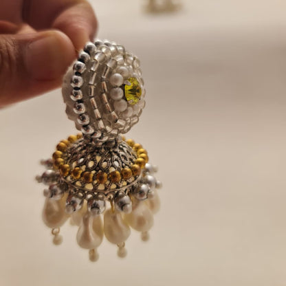 EARRINGS: CHAMBEELI JHUMKA