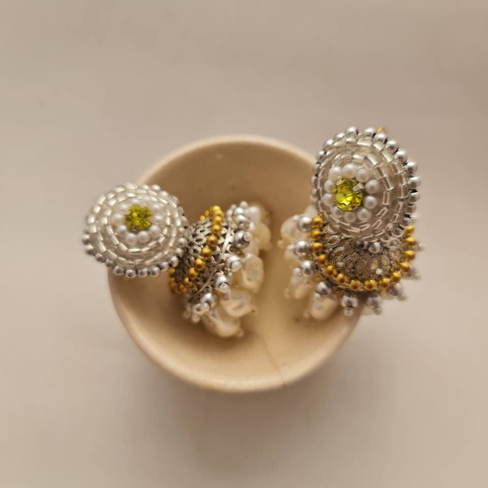 EARRINGS: CHAMBEELI JHUMKA