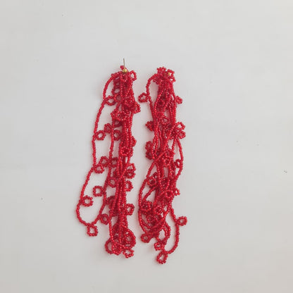 BEAD EARRINGS: FOUR BEADED SISTERS