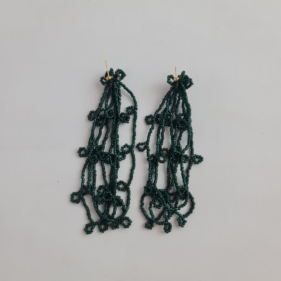 BEAD EARRINGS: FOUR BEADED SISTERS