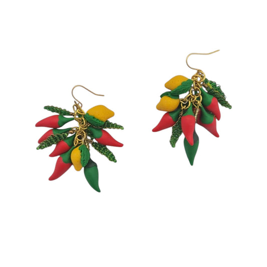 EARRINGS: NAZAR NA LAGE MIRCHI BAALIAN